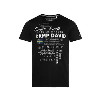 Netto Marken-Discount Camp David T-Shirt CRUISE NORTH Kurzarmshirt Angebot
