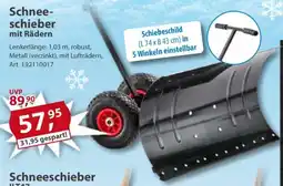 Sonderpreis Baumarkt Schneeschieber mit Rädern Angebot