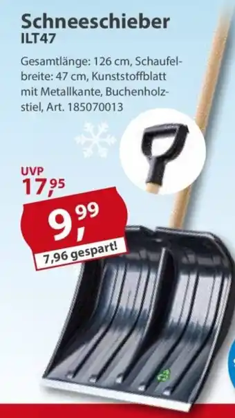 Sonderpreis Baumarkt Schneeschieber ILT47 Angebot