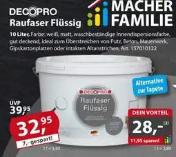 Sonderpreis Baumarkt DECOPRO Raufaser Flüssig Angebot