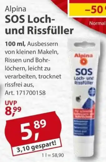 Sonderpreis Baumarkt Alpina SOS Loch- und Rissfüller Angebot