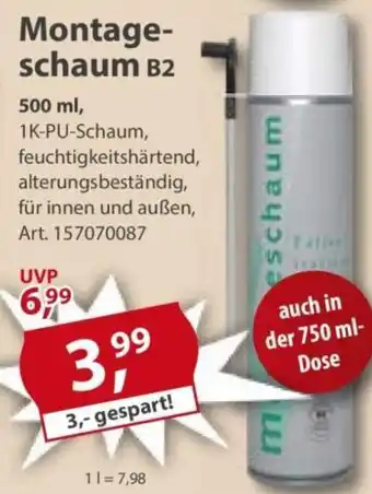 Sonderpreis Baumarkt Montageschaum B2 Angebot