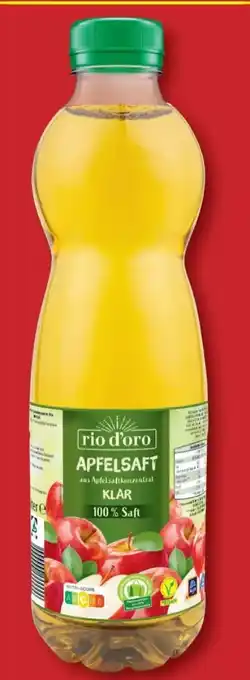 Aldi Nord rio d'oro Apfelsaft Klar Angebot