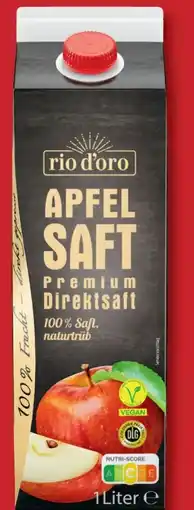 Aldi Nord rio d'oro Apfelsaft Angebot