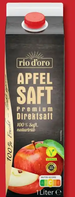Aldi Nord rio d'oro Apfelsaft Angebot