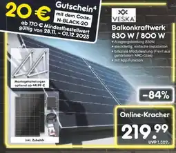 Netto Marken-Discount Veska Balkonkraftwerk Angebot