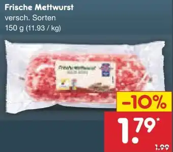 Netto Marken-Discount Wolf Mettwurst Angebot