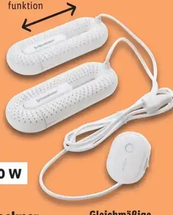 Lidl SilverCrest Elektrischer Schuhtrockner SESA 20 A1 Angebot