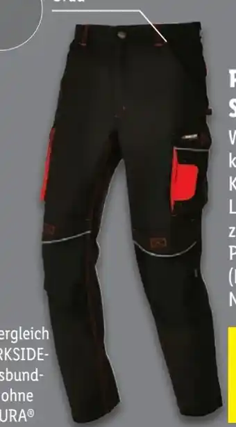 Lidl Parkside Performance Arbeitsbundhose Stretch Angebot