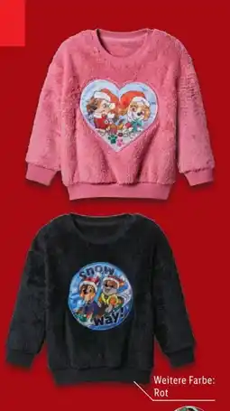 Lidl Kinder Weihnachts-Teddyfleecepullover Angebot