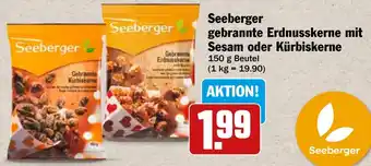 HIT Seeberger gebrannte Erdnusskerne mit Sesam oder Kürbiskerne Angebot