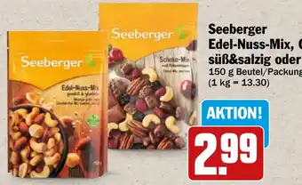 HIT Seeberger Edel-Nuss-Mix, Genuss-Mix süẞ&salzig oder Schoko Mix Angebot