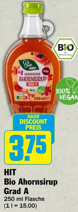 HIT HIT Bio Ahornsirup Grad A Angebot