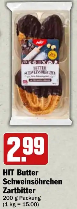 HIT HIT Butter Schweinsöhrchen Zartbitter Angebot
