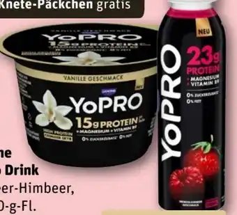 REWE Danone YoPro Drink Erdbeere-Himbeere Angebot