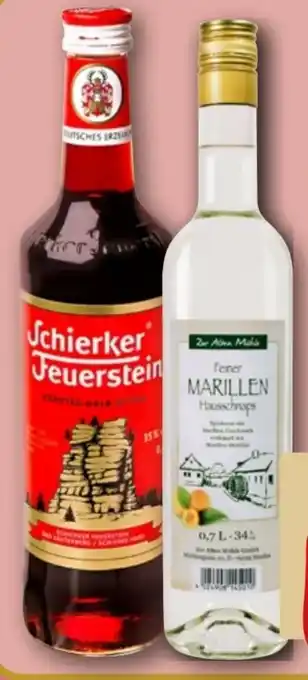 REWE Schierker Feuerstein Kräuter Halbbitter Angebot