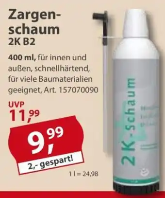 Sonderpreis Baumarkt Zargenschaum 2K B2 Angebot