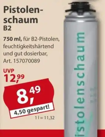 Sonderpreis Baumarkt Pistolenschaum B2 Angebot