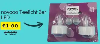 Mäc Geiz novooo Teelicht 2er LED Angebot