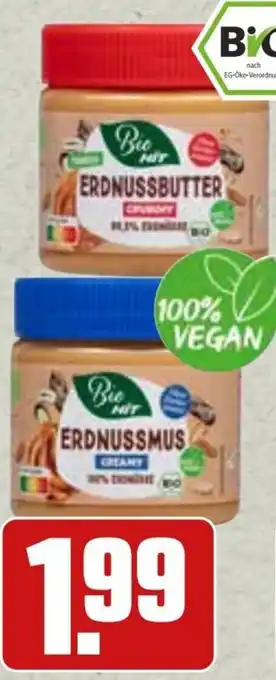 HIT HIT Bio Erdnussbutter Crunchy oder Creamy Angebot