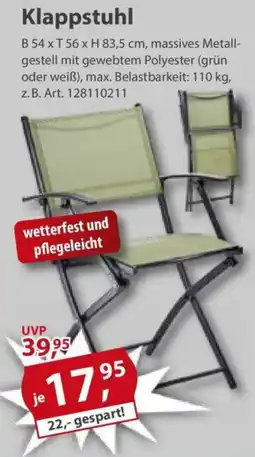 Sonderpreis Baumarkt Klappstuhl Angebot