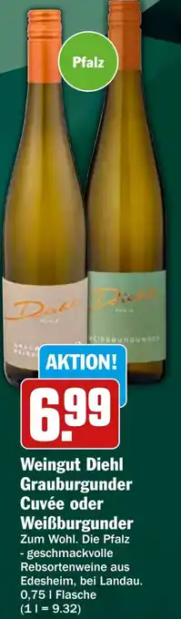 HIT Weingut Diehl Grauburgunder Cuvée oder Weißburgunder Angebot