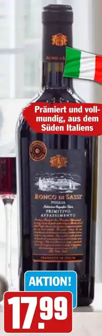 HIT Ronco di Sassi Primitivo Appassimento Angebot
