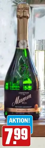 HIT Godefroy von Mumm Pinot Noir Rosé oder Riesling Jahrgangssekt Angebot