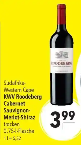 CITTI Markt KWV Roodeberg Cabernet Sauvignon- Merlot-Shiraz Angebot