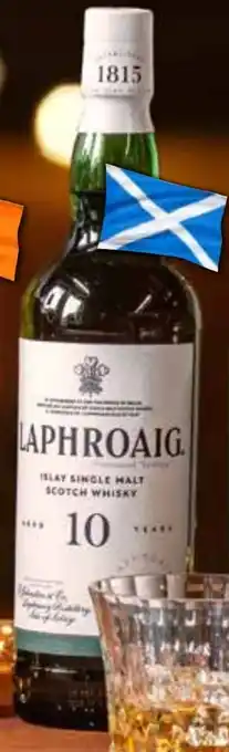 HIT Laphroaig Islay Single Malt Scotch Whisky, 10 Jahre gereift Angebot
