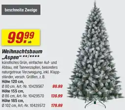 toom Baumarkt Weihnachtsbaum „Aspen" Angebot