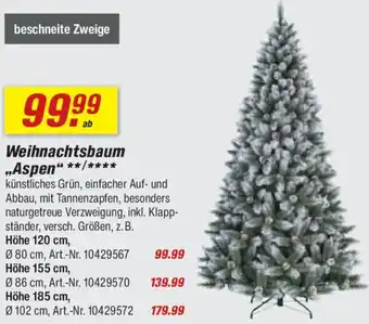 toom Baumarkt Weihnachtsbaum „Aspen" Angebot