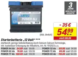 toom Baumarkt Starterbatterie „12 Volt" Angebot