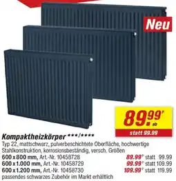 toom Baumarkt Kompaktheizkörper Angebot