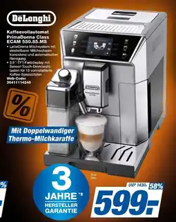 Expert Delonghi kaffeevollautomat primadonna class ecam 550.85.ms Angebot