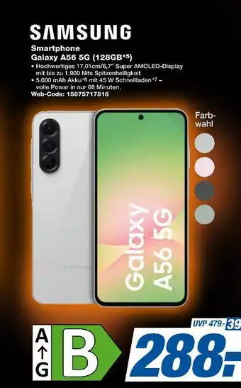 Expert Samsung smartphone galaxy a56 5g (128gb) Angebot