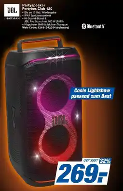 Expert Jbl partyspeaker partybox club 120 Angebot