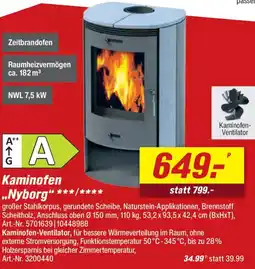 toom Baumarkt Kaminofen „Nyborg" Angebot