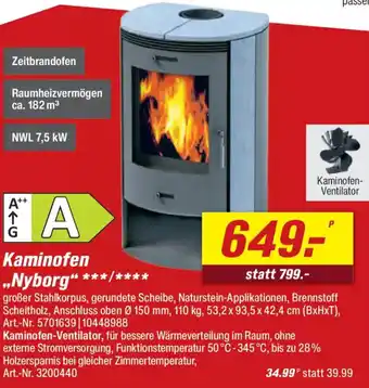 toom Baumarkt Kaminofen „Nyborg" Angebot