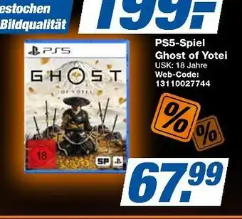 Expert Ps5-spiel ghost of yotei Angebot