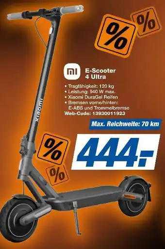 Expert Xiaomi e-scooter 4 ultra Angebot
