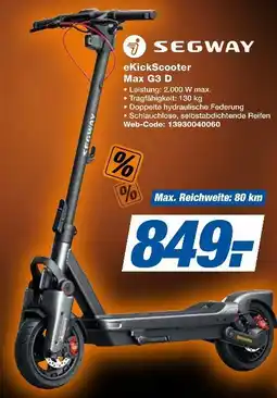 Expert Segway ekickscooter max g3 d Angebot