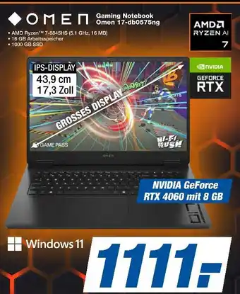 Expert Omen gaming notebook omen 17-db0575ng Angebot