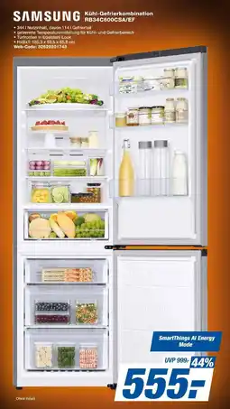 Expert Samsung kühl-gefrierkombination rb34c600csa/ef Angebot