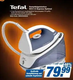Expert Tefal dampfbügelstation sv4110 express optimal Angebot