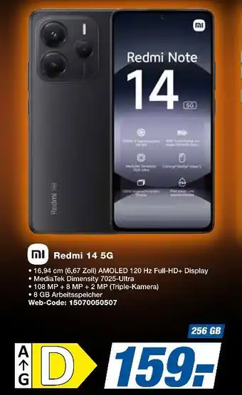 Expert Xiaomi redmi 14 5g Angebot