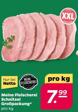 NETTO Meine fleischerei schnitzel großpackung Angebot