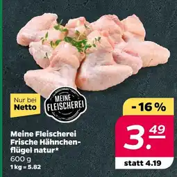 NETTO Meine fleischerei frische hähnchenflügel natur Angebot
