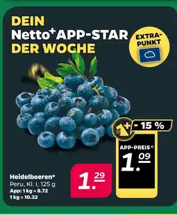 NETTO Heidelbeeren Angebot
