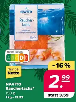 NETTO Navito räucherlachs Angebot